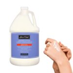 A large, white 1-gallon pail of Bon Vital' Original Massage Lotion on a clean background.